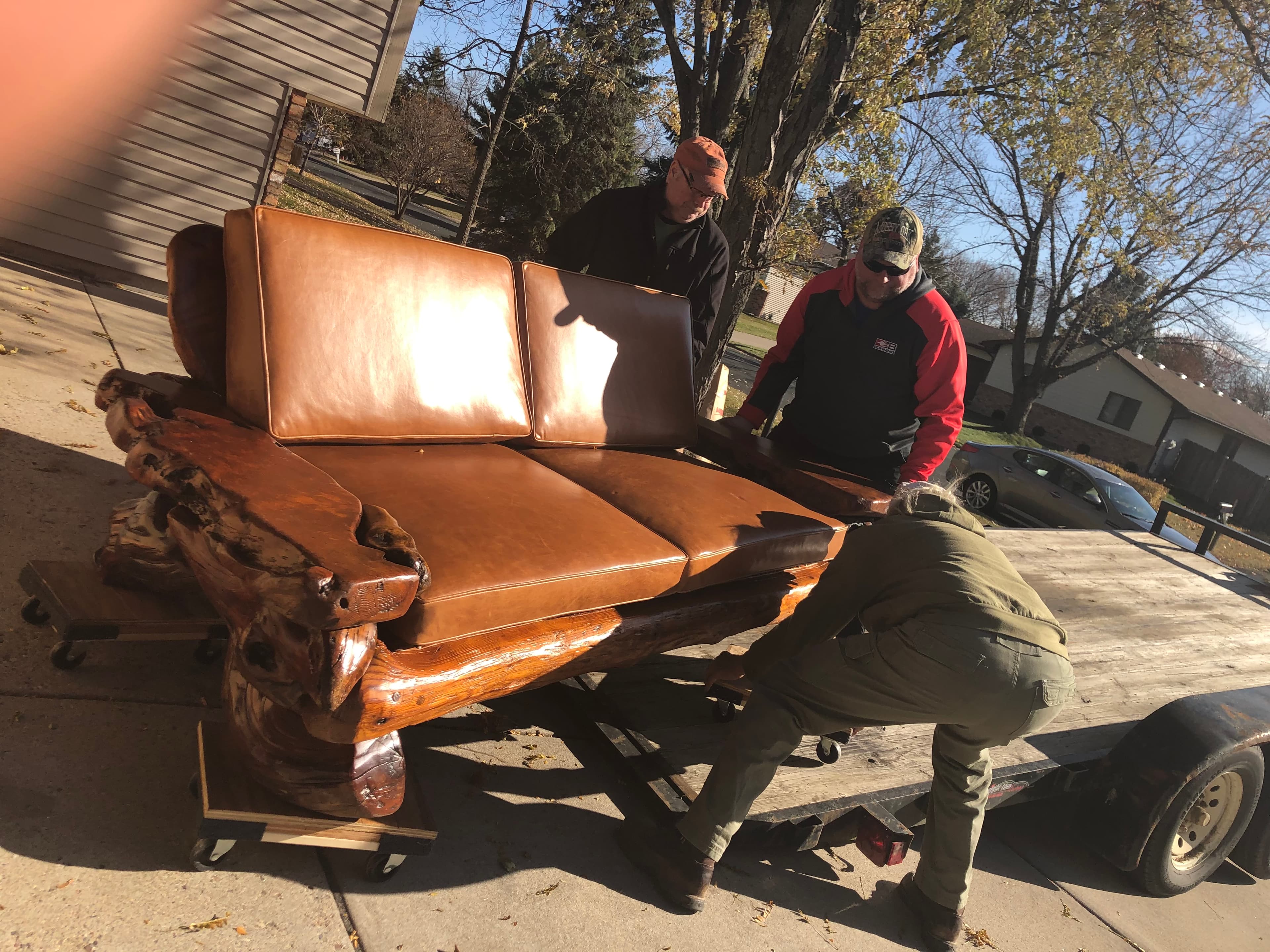 After reupholstery